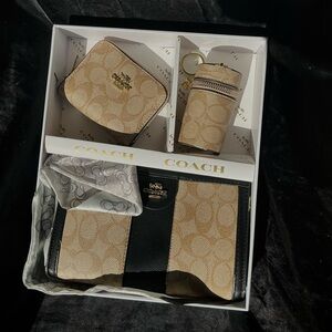 Coach Khaki and Black 3-PIECE SET